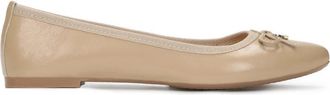 Kazar Dames beige ballerinas - Dames - Ballerinas - Beige - 36 EU - Leer - Schoenen