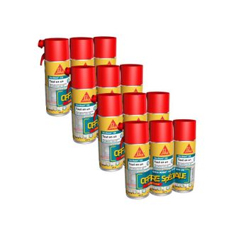 Sika Sika - Juego De 12 Espumas Expansivas Manuales Todo En Uno Boom 128 - 400ml