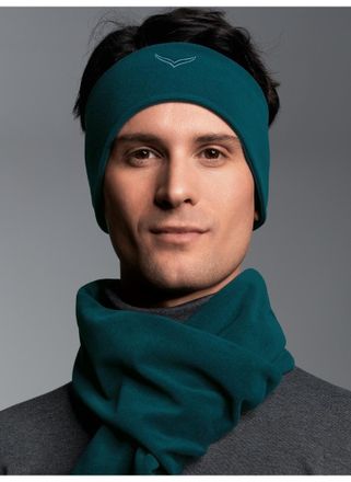 Trigema Stirnband TRIGEMA TRIGEMA Fleecestirnband, Herren, Gr. 2, blau (saphir), Kunstfaser, M&uuml;tzen Stirnband