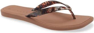 Reef Solaye Waterproof Flip Flop in Tortoise at Nordstrom, Size 7