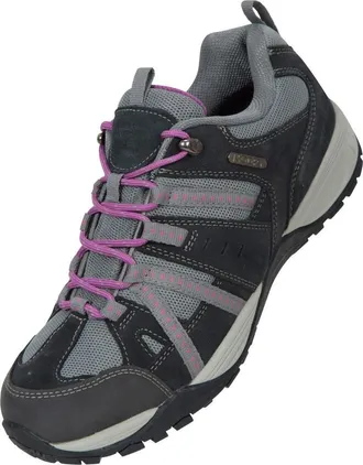 Mountain Warehouse Direction II Suede Wide Walking Shoes in Gray at Nordstrom, Size 10