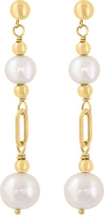 Effy Freshwater Pearl Drop Earrings in White at Nordstrom Rack
