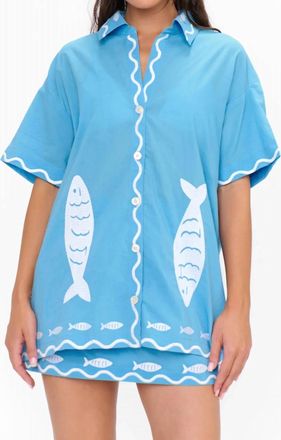Show me your Mumu Parker Button Down In Blue