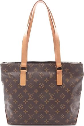 Louis Vuitton 2002 Cabas Piano schoudertas met monogram - Bruin