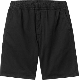 Carhartt Work in Progress Zwarte Wijde Pijp Katoenen Shorts - Heren - Korte Broeken - Zwart - XS - Katoen - Korte Broeken