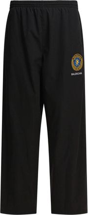 Balenciaga Zwarte broek voor mannen Aw 25 - Heren - Sweatpants - Zwart - XS - Polyester - Broeken