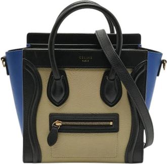 Celine Pre-owned Leren Mini Tas - Dames - Vintage Mini Tas - Veelkleurig - ONE Size - Leer - Vintage