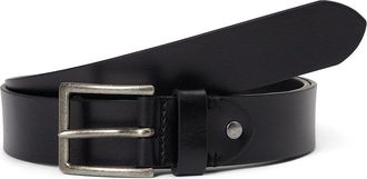 Johnston & Murphy Rivet Leather Belt Mens Belts Black : 40 Waist