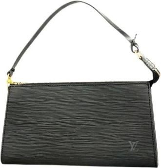 Louis Vuitton Pre-owned Shoulder Bags, female, Black, Size: ONE SIZE Pre-owned Pouch