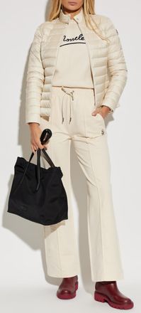 Moncler Igelle Down Jacket, Womens, Cream