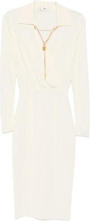 Elisabetta Franchi Mujer, Vestidos, Blanco, Talla: XS