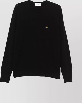 Vivienne Westwood cashmere merino wool ribbed crewneck sweater