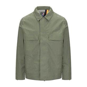 K-Way K-Way, Light Jackets, male, Green, Size: XL Giubbotto