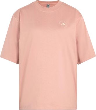 adidas (WMNS) adidas x Stella McCartney Loose T-Shirt Asia Sizing Brown Mauve JZ0696