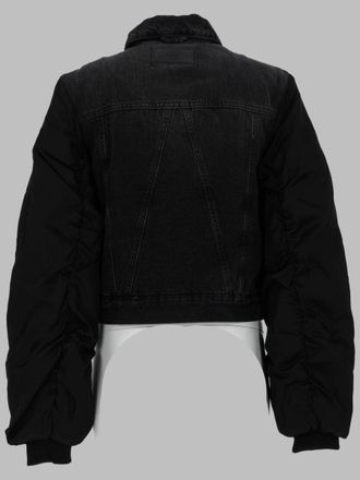Ganni Cotton Denim Jacket - Black