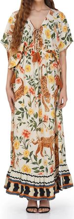 America & Beyond Jungle Maxi Dress In Cheetah