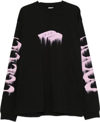 Balenciaga Graphic-print Long-sleeve T-shirt
