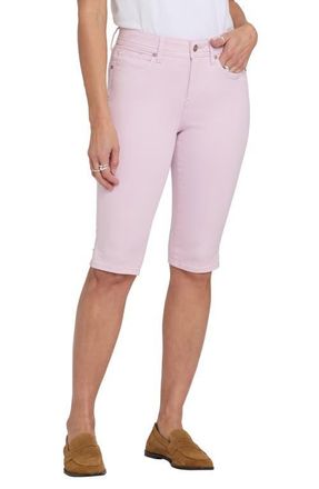 NYDJ Sophie Side Slit Bike Capri Jeans in Light Lilac at Nordstrom, Size 10