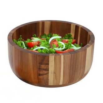 MegaChef 10.5 Inch Large Acacia Wood Salad Bowl at Nordstrom, Size Medium