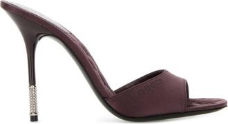 Gucci Purple Slip On Heels