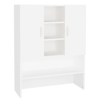 vidaXL Armario De Lavadora Blanco 70,5x25,5x90 Cm Vidaxl