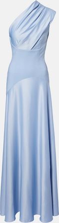 Solace London Abito lungo Gabriela in cr&ecirc;pe e satin