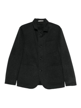 Corneliani Dark Gray Blazer In Virgin Wool