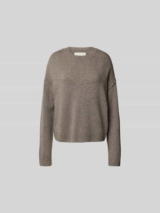 Juvia Wollpullover mit Kaschmir-Anteil in Dunkelgrau Melange, Gr&ouml;&szlig;e XL