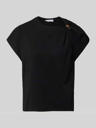 BA&SH T-Shirt im One-Shoulder-Look Modell ALLIA in Black, Gr&ouml;&szlig;e M