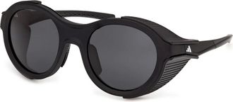 adidas Akrion RND Sp0129 Zonnebril - Heren - Accessoires - Zwart - Maat: 53 MM