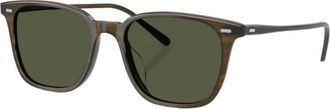 Oliver Peoples Laedin Zonnebril - unisex - Zonnebrillen - Groen - 52 MM - Accessoires