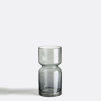 La Redoute Interieurs Vaas in smoked glas H22cm, Sinao