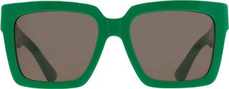 Bottega Veneta Green Square Ladies Sunglasses BV1198SA 003 55