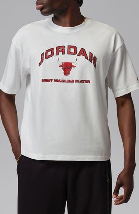 Nike Jordan Flight Essentials Boxy Graphic T-Shirt in White/university Red at Nordstrom, Size Xx-Large