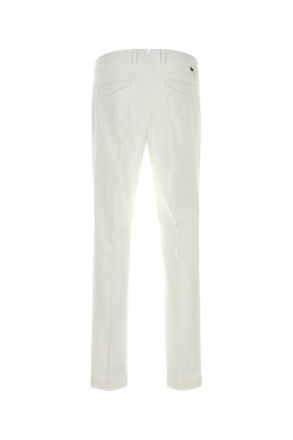 Pantaloni Torino Mens Pantalone Cotone Stretch Bianco Exterior: Cotton Elastane Pantaloni Trousers