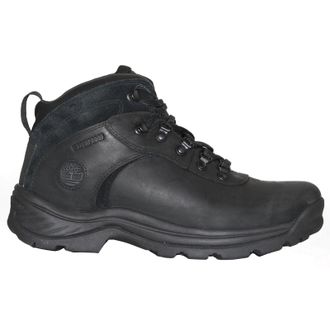 Timberland Flume Mid Waterproof Leather Mens Lace Up Boots - Black - Size:UK 10.5