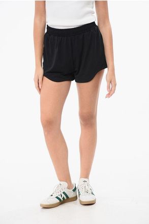 Ganni Solid Color Checked Rip Stop Shorts size Xs