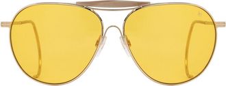 American Optical Hazemaster 1ORN Mens Sunglasses Gold Size 59