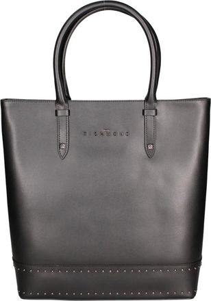 John Richmond Studded Leren Shopper - Dames - Shoppers - Zwart - ONE Size - Katoen - Tassen