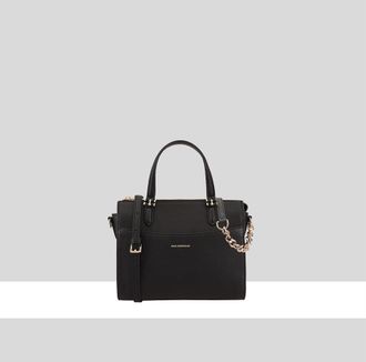 Paul Costelloe Womens Harlan Leather Multi Way Bag - Black - One Size