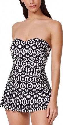 Gottex Mantra Bandeau Swim Dress In Black