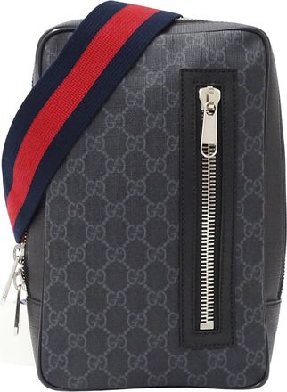 Gucci Black Gg Supreme Shoulder Bag Sling Bag (Pre-Owned)