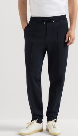 Brunello Cucinelli Trousers with cr&ecirc;te in Black at Nordstrom, Size Xxx-Large Eu