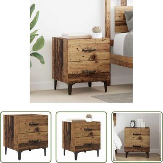 vidaXL vidaXL Armadio per camera da letto - Armadietto per letto Legno vecchio 40 x 35 x 47,5 cm