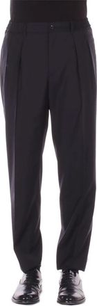 Tagliatore Broeken Blue - Heren - Straight fit broeken - Blauw - XL - Wol - Broeken