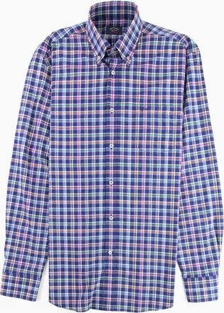 Paul & Shark Mens Paul And Shark Button-down Plaid Shirt Multi - Size: 40/Regular
