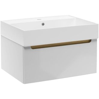 Puma Naturel Mobile bagno Natural Stilla 60x30x45 cm bianco con lavabo (STILLAD06007U2)