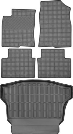 OEM Juego De Alfombrillas De Goma Para Coche Y Maletero Para Honda Civic X Hatchback Del 2017