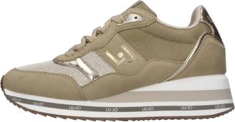 Liu Jo Olivia 822 Sneaker - Dames - Sneakers - Beige - 35 EU - Leer - Schoenen