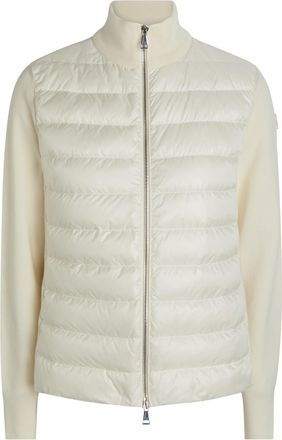 Moncler Padded Wool and Nylon Jacket - White - XS (UK 8 / XS)